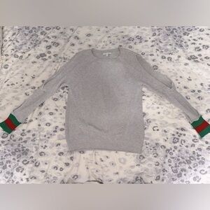 Minnie Rose Sweater with Cut Out Shoulders